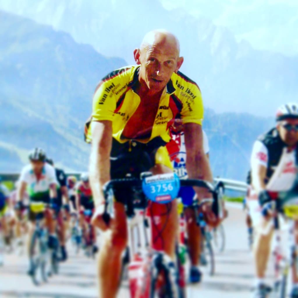 Founder's Father climbing